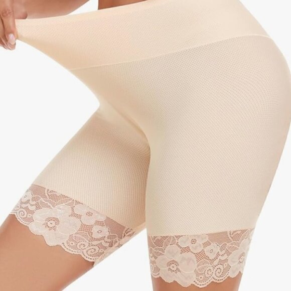 NEW BOYSHORTS PANTIES LACE  SLIP SAFETY UNDER SHORTS - Picture 2 of 5
